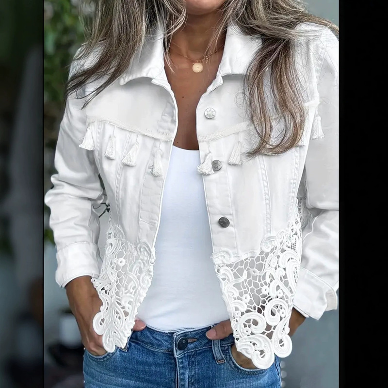 2026 Spring and Summer New Style Temu Amazon Aliexpress Shein European and American Cross-Border Denim Jacket for Petite Sizes 2026 Spring and Summer New Style Temu Amazon Aliexpress Shein European and American Cross-Border Denim Jacket for Petite Sizes