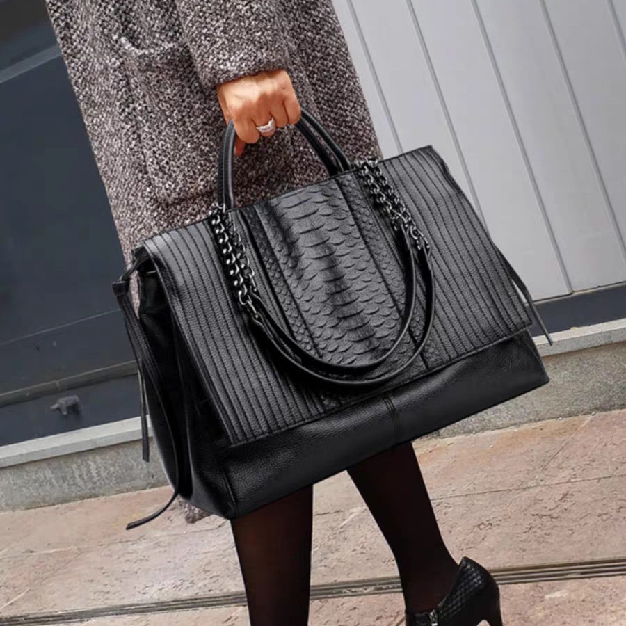 capacious one-shoulder bag