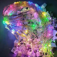 Ledライトストリング三段キラキラベーキング花束ギフトボックスストリングライト花ケーキクリスマス装飾イルミネーションヘアバンドアクセサリー