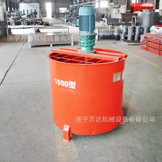 混凝土搅拌桶 1000型立式加厚水泥砂浆搅拌桶工地搅拌配套储料桶