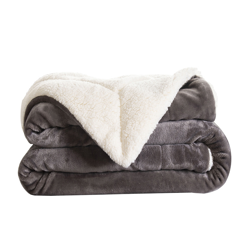 Manta transfronteriza, manta de franela gruesa de doble cara, manta personalizada, manta para siesta, manta de oficina estilo macaron