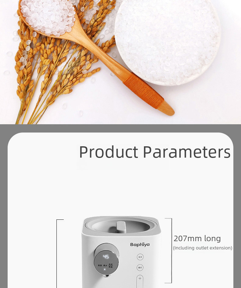 Bafeiya Quantitative Water Discharge Constant Temperature Water Kettle for Brewing Milk Constant Temperature Water Kettle for Baby Household Milk Adjuster Milk Brewing Machine Kettle