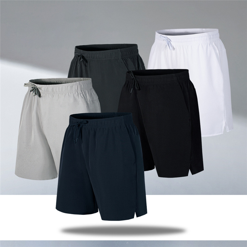 Men's Cross-Border Quick-Dry Shorts 2022 New Summer Loose Casual Knee-Length Sports Shorts Breathable Versatile Quick-Dry