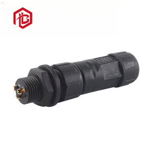 Nylon M12 Panel Street Lamp Plug Outdoor Display Signal Cable IP68 Monitor Signal Cable