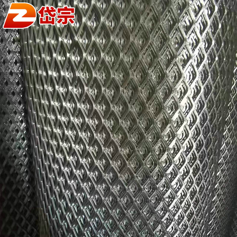 钢板网菱形拉伸装饰网厂家现货镀锌钢板金属扩张网大孔重型钢板网