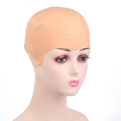 Role-playing monk, bald cosplay, masquerade party props, stage performance accessories, fake scalp props