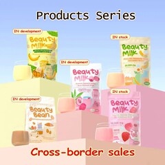 国境を越えた輸出用ビューティーミルクパウダー ストロベリーパウダー マスクメロン抹茶ミルクシェイク 外貿スポット 180g