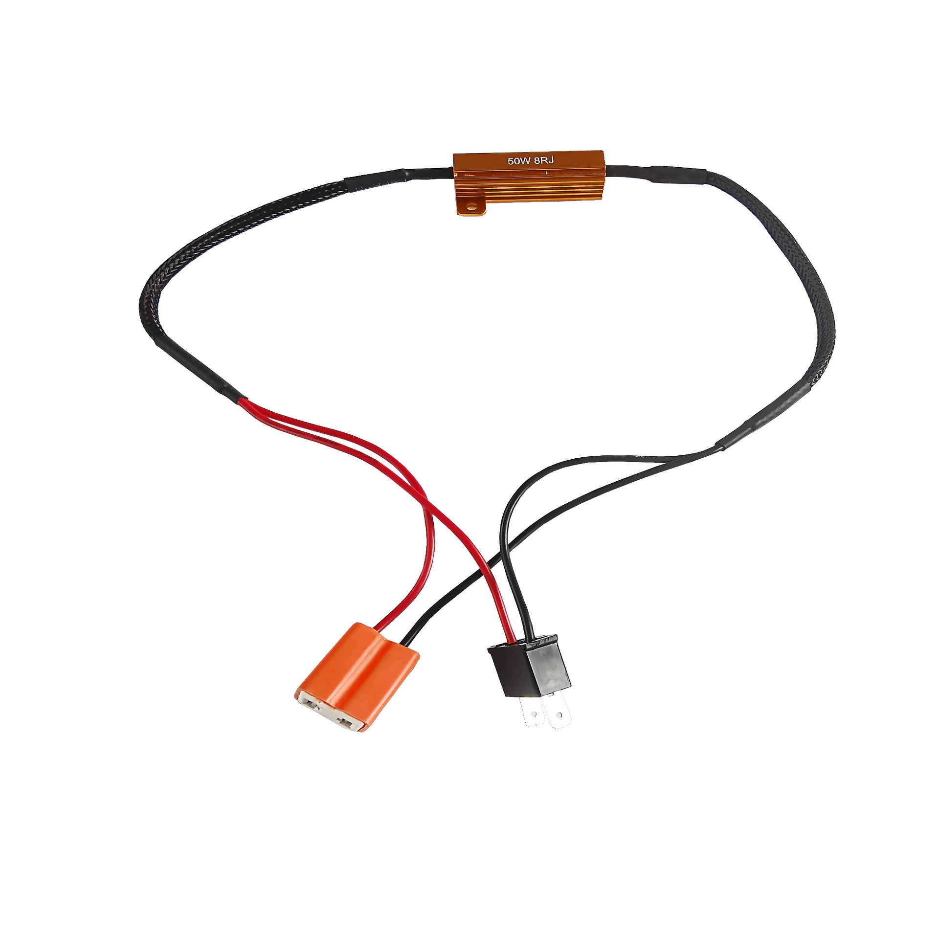 Factory wholesale LED car light modification decoding wire group H7 9006 pyrine lamp decoder resistance wire resistance beam increases