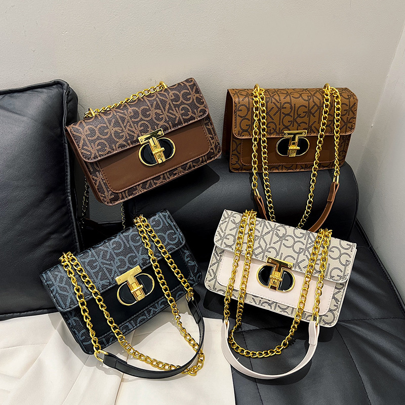 Bolso de hombro retro de moda simple bolso cuadrado de moda otoño y invierno 2024 nuevo nicho de moda bolso de mochila para mujeres