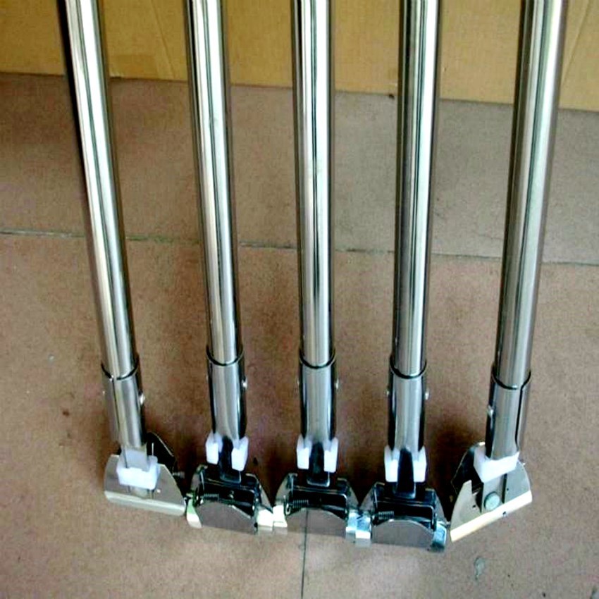 平板拖把杆通用拖杆地拖替换拖帕新品拖布杆加粗不锈钢尘推杆夹子