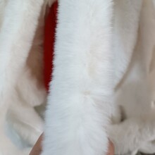 仿獭兔毛条批发汉服斗篷鞋子毛边皮草服装辅料人造毛绒条仿毛毛条