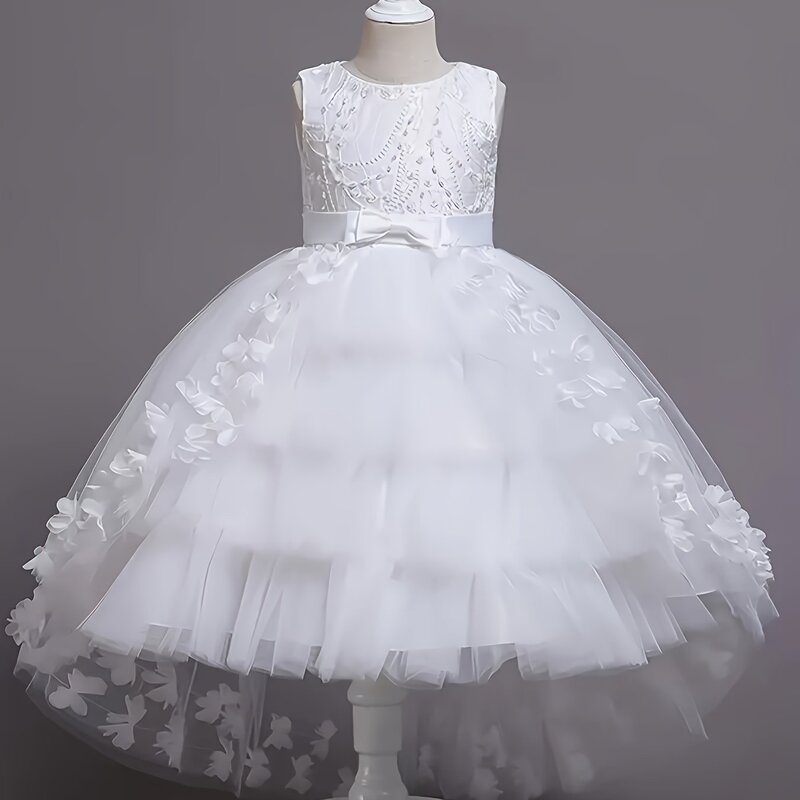 Girls' sleeveless dress, princess dress Summer children's|undefined