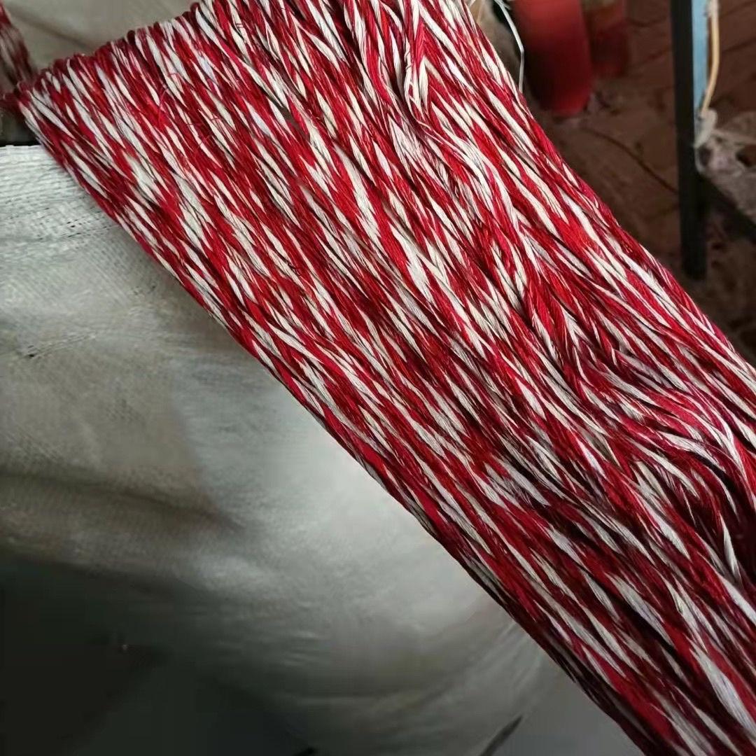 빨간색과 흰색 (보푸라기 없음) 2kg