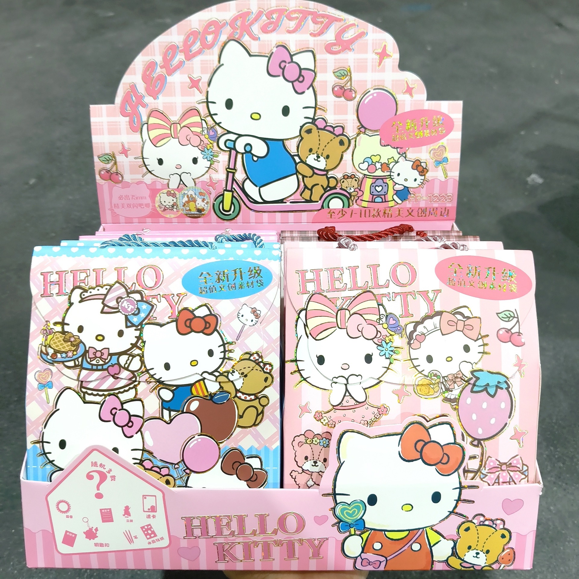 Nuevo ángel de tela sorpresa bolsas ciegas dibujos animados lindos Wenchuang bolsas de moda para jugar tela papelería caja ciega regalos