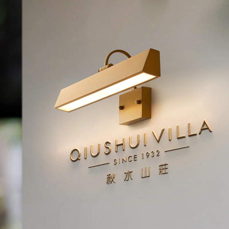 Cross-Border Outdoor Waterproof Retro American Villa Courtyard Wall Lamp Hotel Aisle Corridor Art Decorative Painting Mirror Headlight