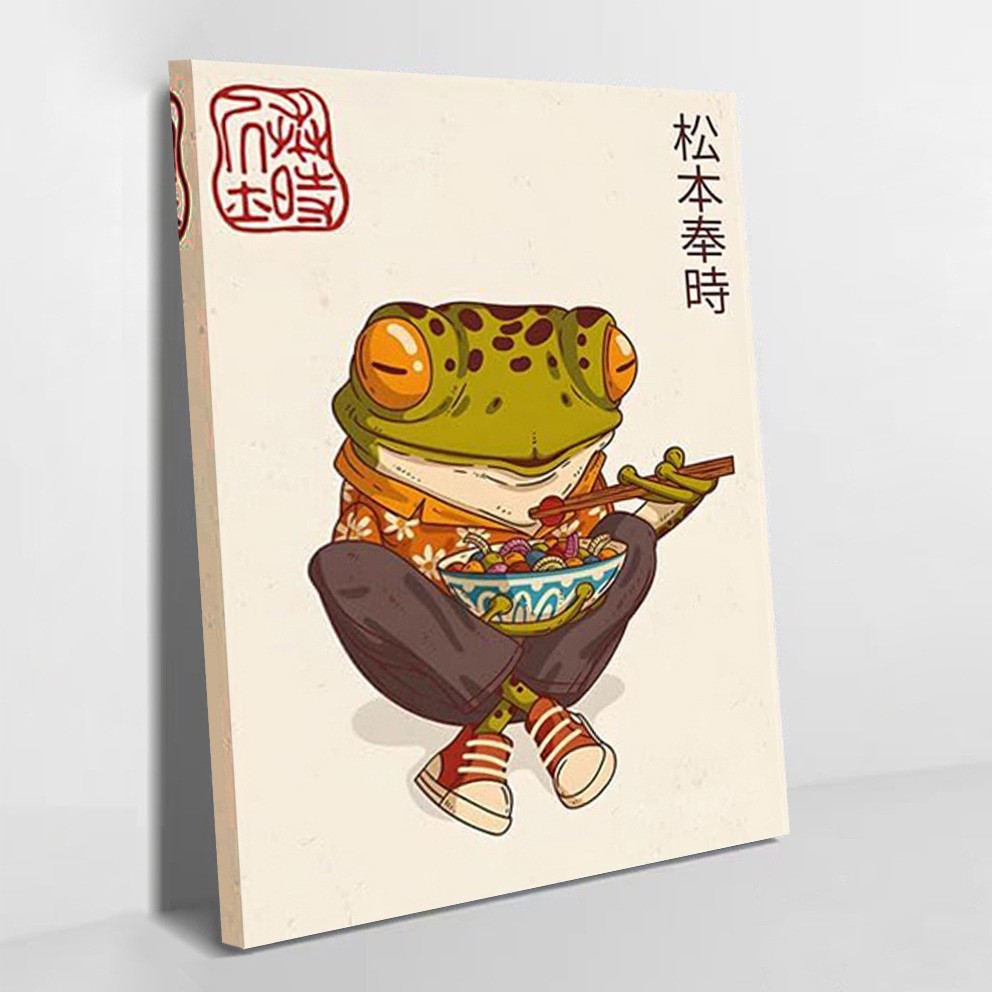 프레임리스 페인팅 완성품 B (소나무 내부 프레임 + 컬렉션 등급 캔버스 + EPSON 오리지널 잉크 잉크젯 프린팅)