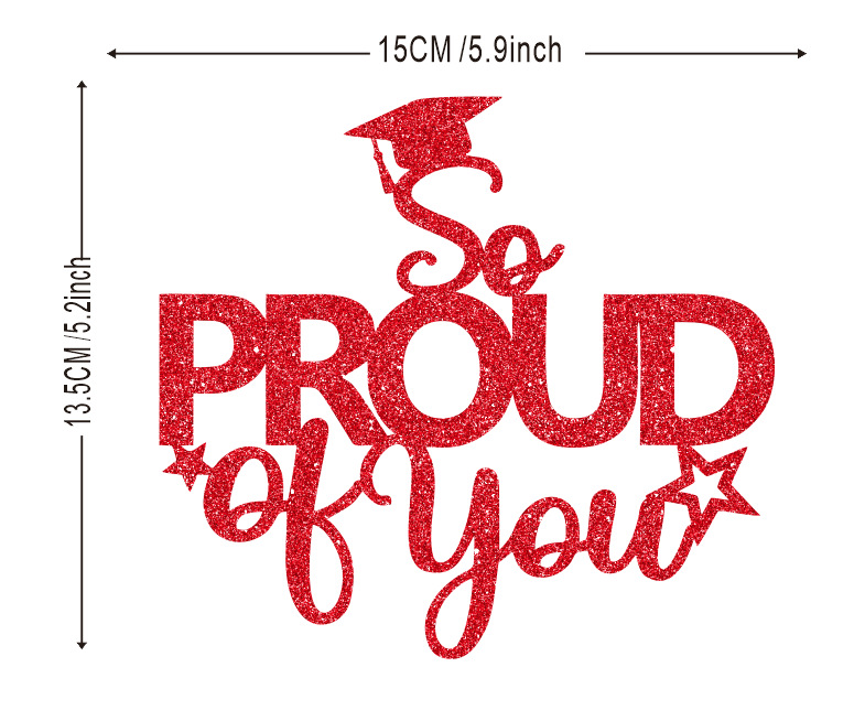 La temporada de graduación de la torta de la tarjeta de decoración 2024 Negro Flash partido Colegio grueso papel no es fácil de romper el comercio exterior transfronterizo