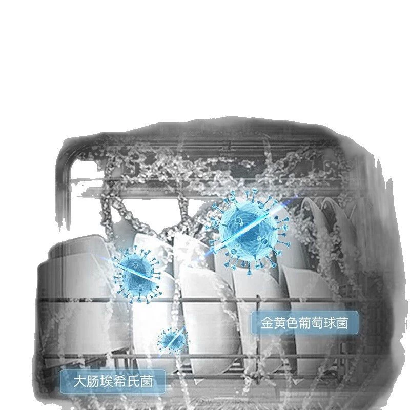 German gorgenox dishwasher installation-free desktop household small automatic hot air drying
