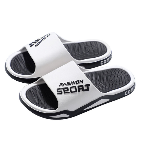 Men's Slippers Summer Outdoor Wear Sports Trend Couple Home Bathroom Soft Sole Home Slippers for Men