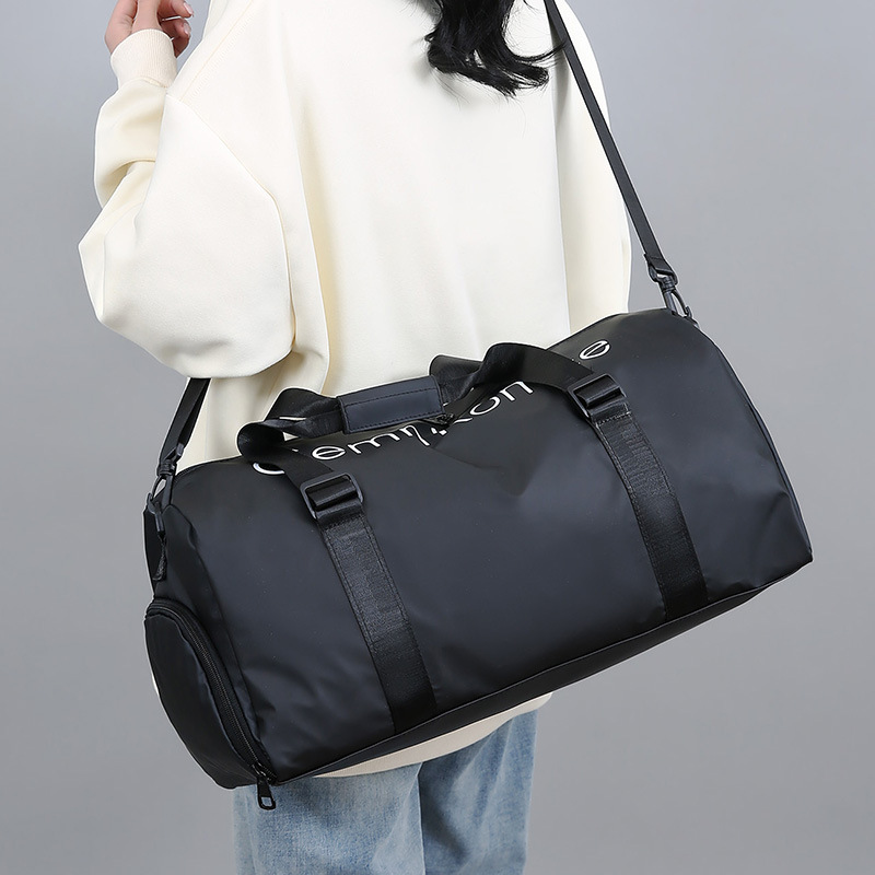Sac de sport avec compartiments sec et humide, sac de voyage tendance et portable pour hommes et femmes_voghion.com