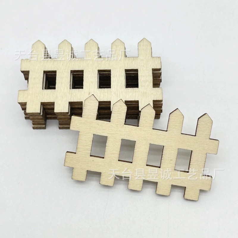 Деревянные мини-забор садоводство декоративные поделки ручной работы садовое садовое украшение