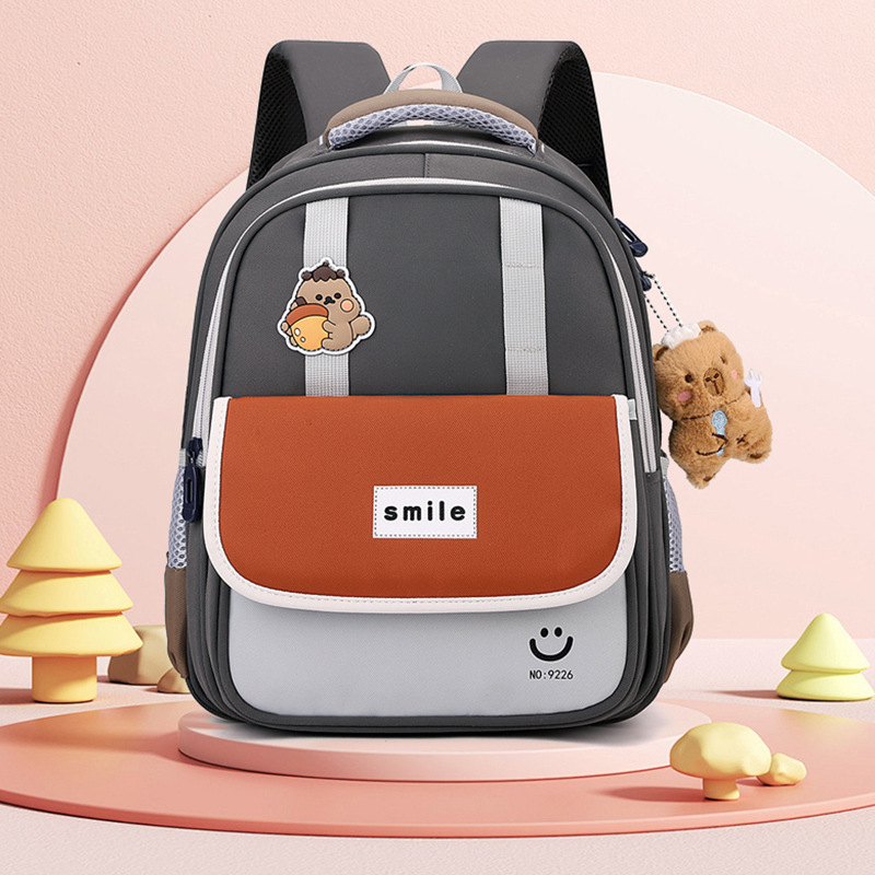 Escuela primaria mochila transpirable para niños de grado uno y dos mochilas de dibujos animados lindas mochilas para niñas