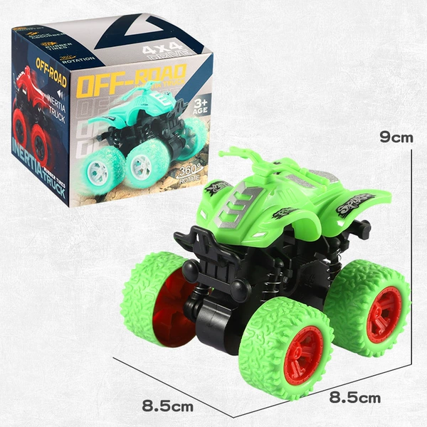 Four wheel drive, inertia, off-road, green