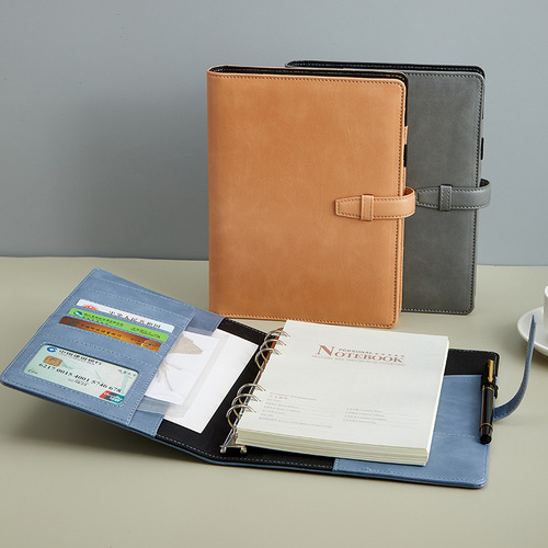 A5 High-end Notebook with Elegant Art and Business Style, a6 Party Member Learning Diary, Thick Spiral Notebook