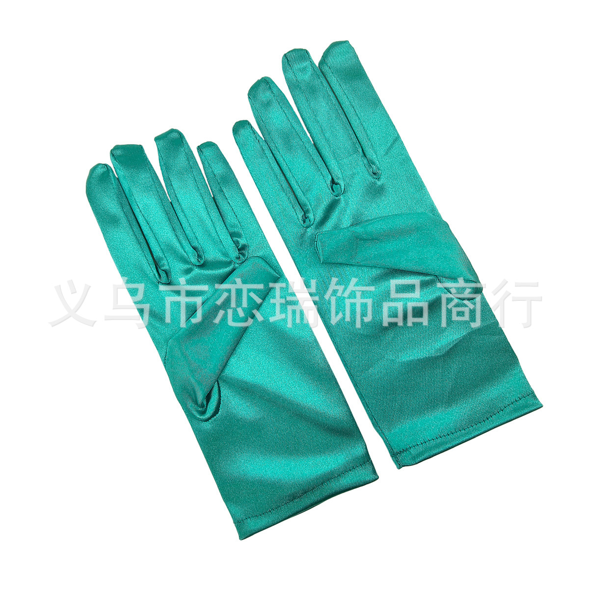 Vestido de color sólido guantes satin guantes de novia guantes de Halloween maquillaje fiesta damas guantes cortos