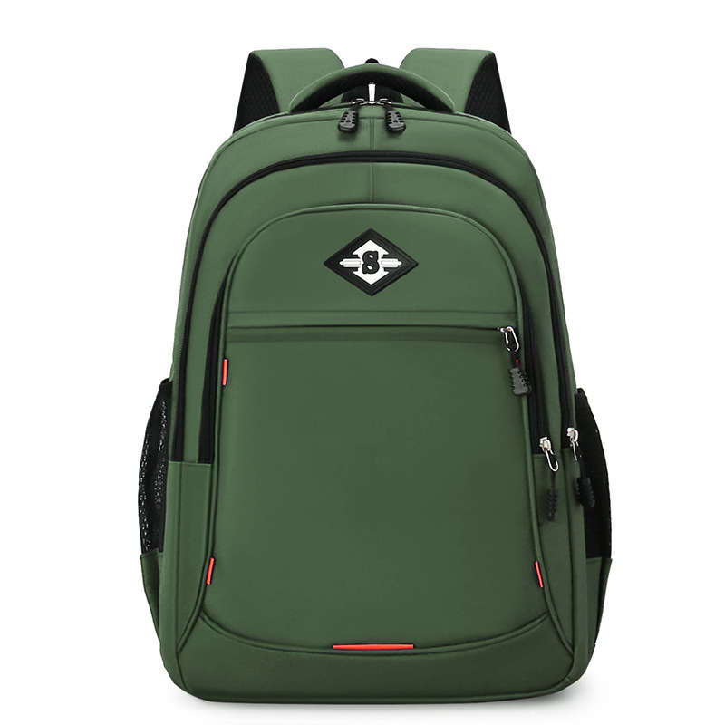 Ventas directas de fábrica 2024 nueva mochila casual de nailon para computadora de 15 pulgadas moda contraste color gran capacidad mochila escolar para estudiantes