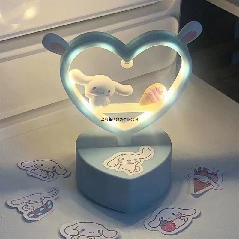 Подарок на день рождения для девочек, лучшие подруги, милый элитный китайский подарок на День святого Валентина для подруги, ночник с собакой с корицей, украшения