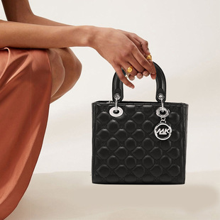MK bag women's new authentic trendy and fashionable versatile small fragrant style rhombus single shoulder crossbody high-end handbag
