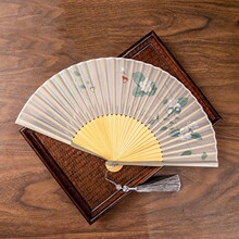 宏扇堂中国风女士扇子古风折扇舞蹈拍摄汉服旗袍随身便携儿童小扇
