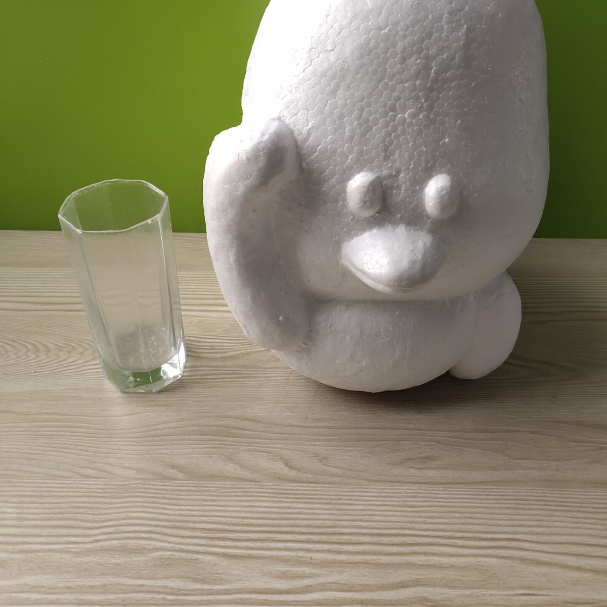 Oso Rosa molde oso modelo embrión blanco Qixi Día de San Valentín EPS Poli Dragón blanco espuma oso Clavel