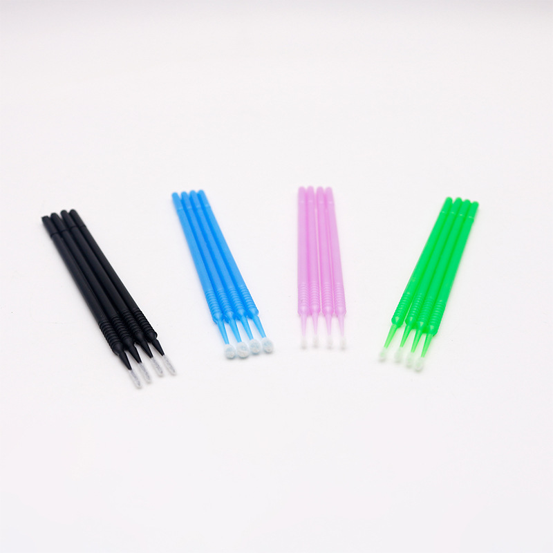 Dental medicina oral stick desechable adhesivo pequeño cepillo oral belleza hisopo de algodón pequeño hisopo de algodón 100 unids/pack