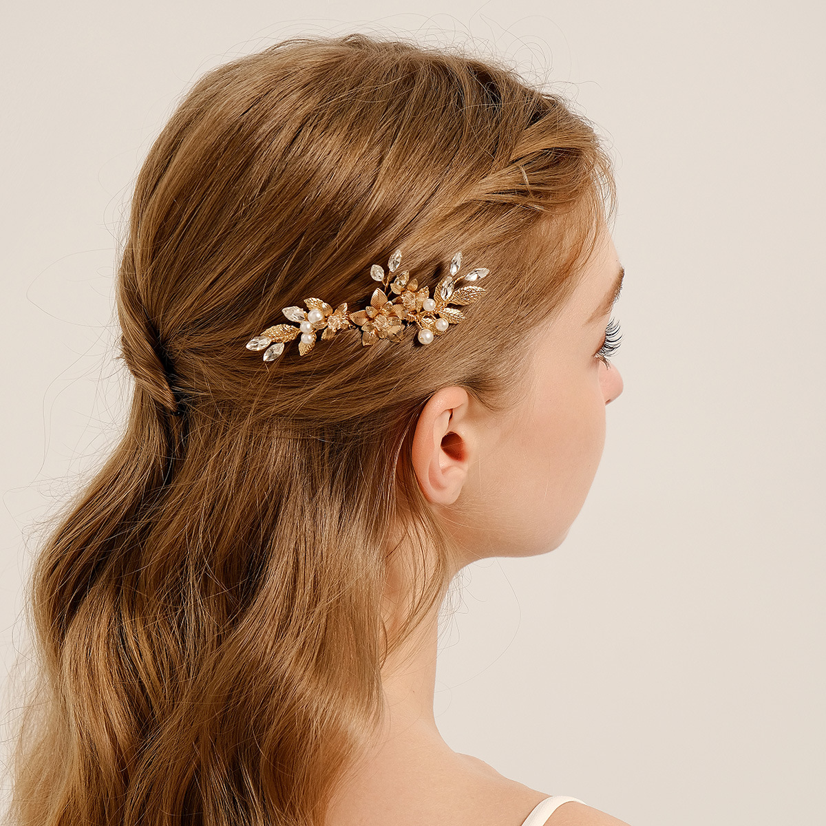 14# 금발 머리 빗