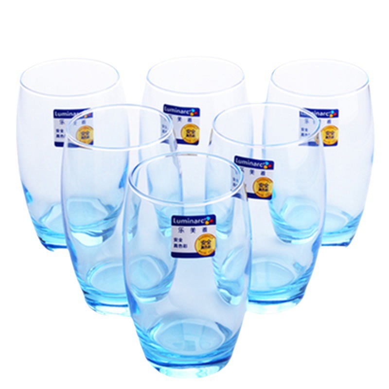 Lemeiya colorido taza de vidrio taza de beber colorido copa de vino hogar taza de jugo taza de leche taza cuadrada