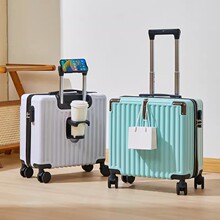 18寸登机箱小型女便携旅行箱高颜值密码箱男轻音万向轮拉杆皮箱
