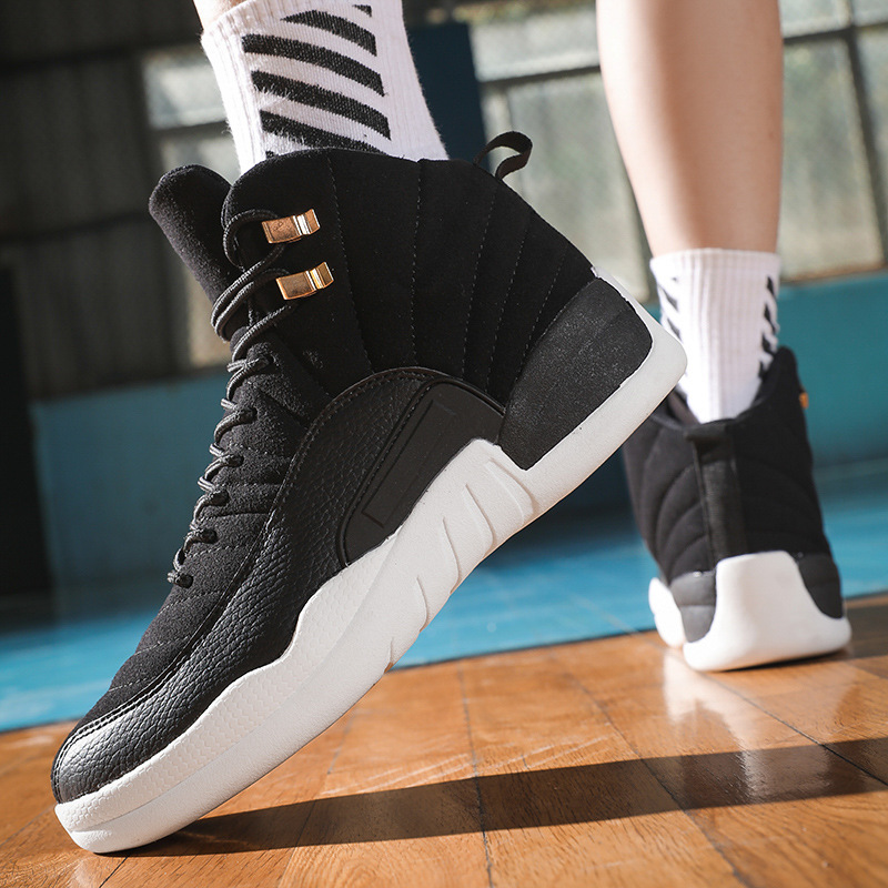 A J12 Basketballschuhe Grenzüberschreitende große Herrenschuhe High-Top-Schuhe Jugendsportschuhe Herren Sporttrainingsschuhe Studenten_voghion.com