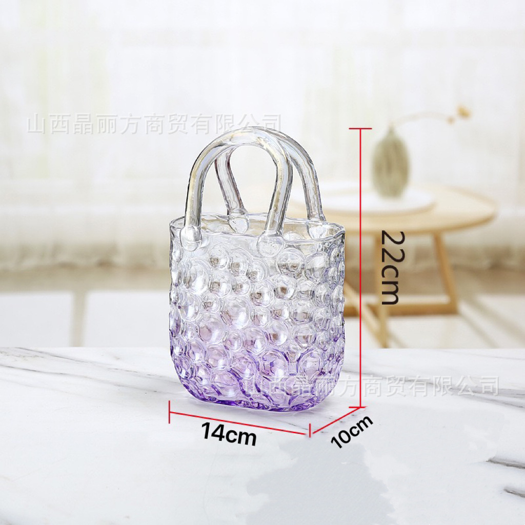 Bolsa de mano Dots Gradient Púrpura