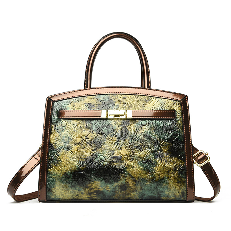 2024 nueva moda impresa bolsos de madres bolsos populares bolsos de hombro de mujer simple bolsos de mano de gran capacidad