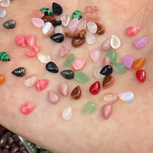 4*6mm��Ȼ��ʯˮ����ƽ����ʯ���� diy�Ƕ����朽�ָ�Ʒ���