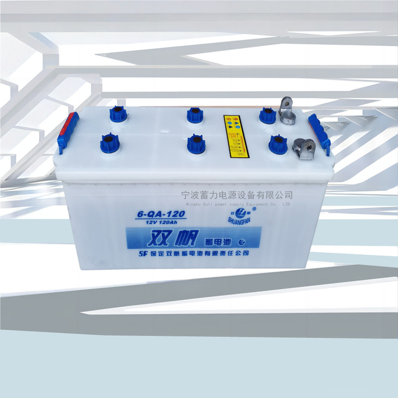 Semi-automatic pallet stacker battery 6-QA120 water charging battery ground cow 12V120AH forklift stacker