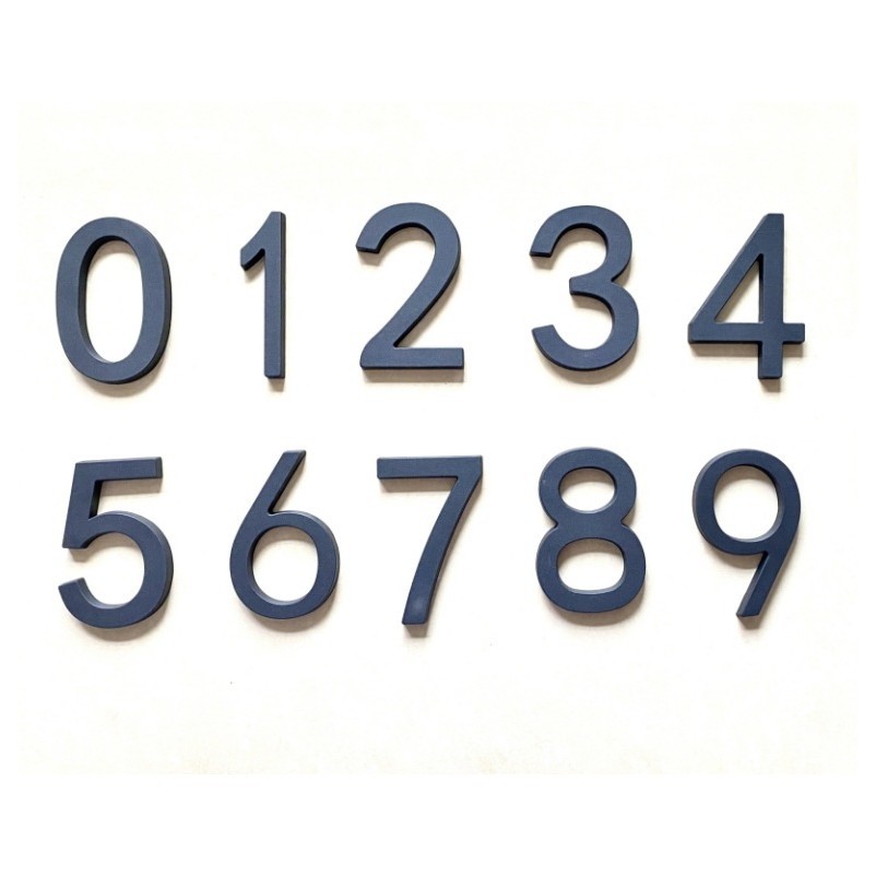 厂家现货 跨境外贸  创意个性6英寸金属数字立体门牌号 喷粉