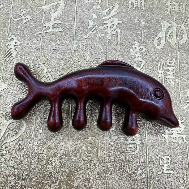 檀木櫛紫檀木質マッサージ櫛檀木寛歯櫛巻き櫛紫檀寛歯櫛緑檀木櫛|undefined