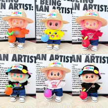 一二三代钥匙扣Labubu衣服挂件拉布布娃衣五月天演唱会同款可爱萌