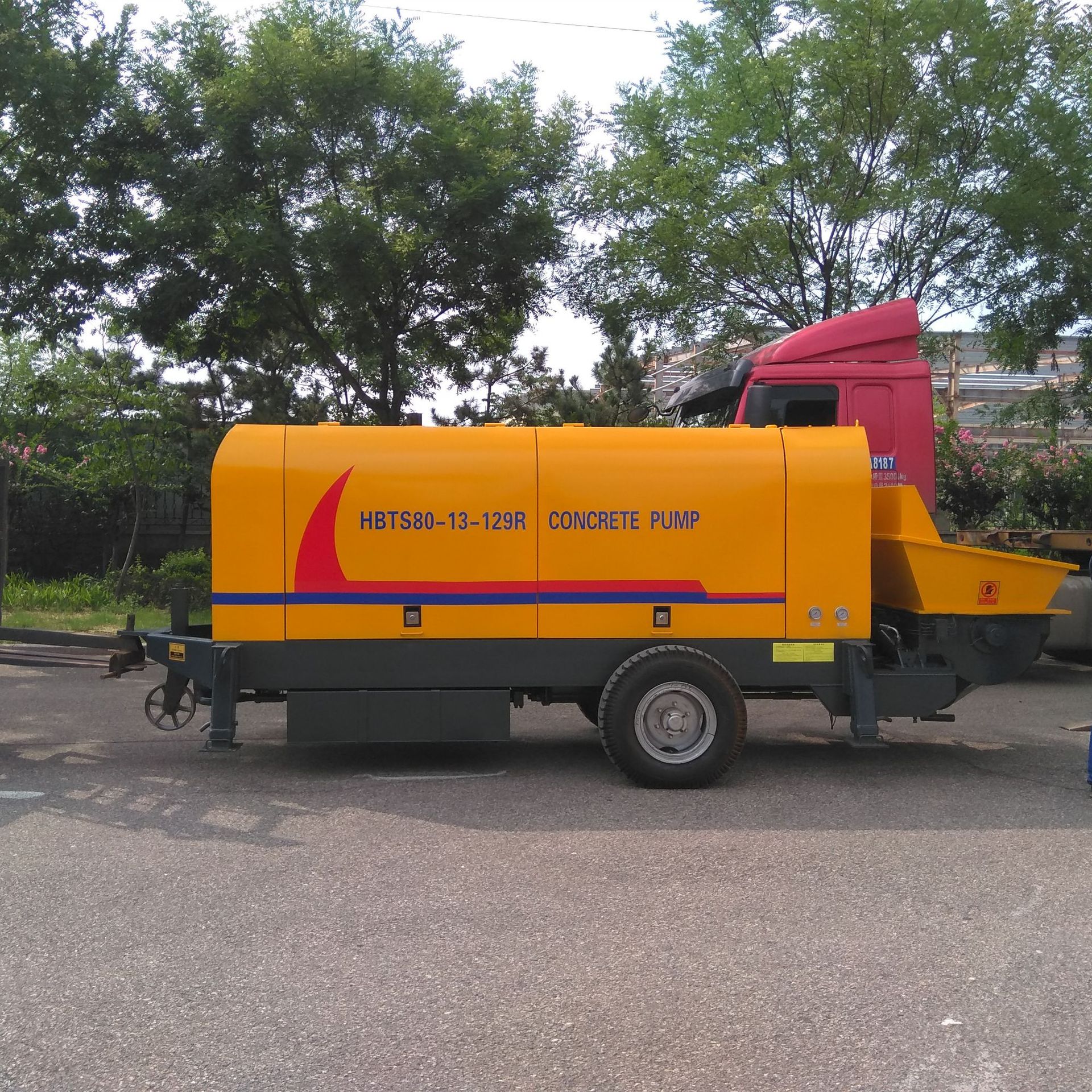 新赛厂家直供 混凝土输送泵 柴动混凝土泵 拖泵 地泵 大泵