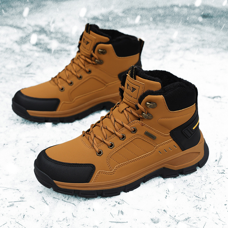 2025 Transfronterizo Amazon Comercio exterior AliExpress Estación independiente Pinduoduo Wish Zapatos de senderismo al aire libre Zapatos altos individuales Hombres
