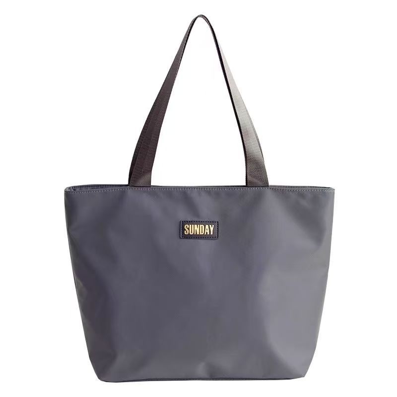 2025新型トートバッグ女性大容量シンプルオックスフォードナイロン布バッグ