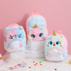 Unicorn unicorn plush big eye backpack Kindergarten children's cartoon backpack Little girl backpack